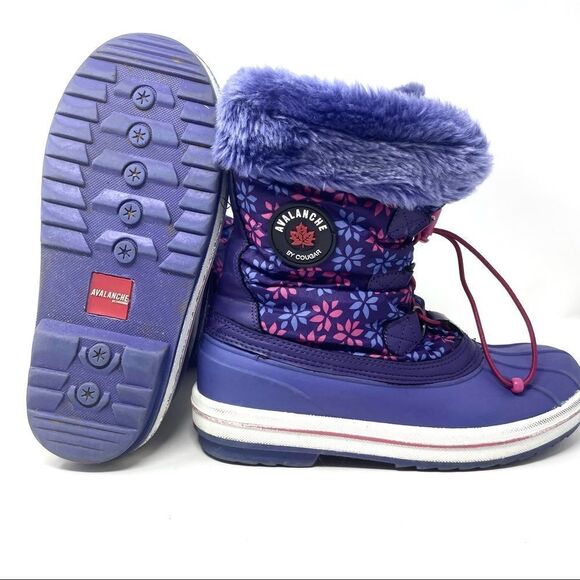Avalanche By Cougar Angie Girls Snow Boots Size 4 - Picture 7 of 9